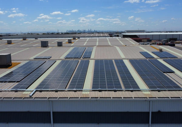 Industrial solar power installation Geelong Melbourne