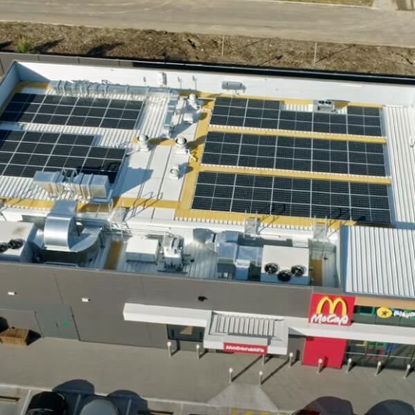 31.5kw SolarEdge Inverter installed on McDonalds, Williamstown by Brightex